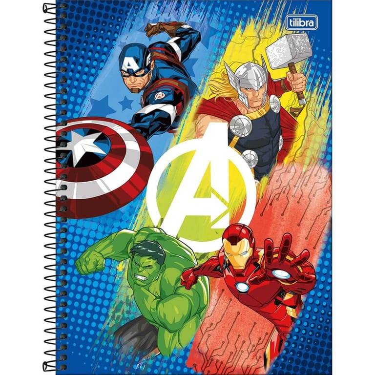 CADERNO C.D. 10X1 AVENGERS